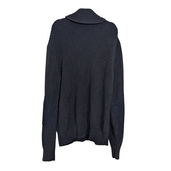 Vintage Polo Ralph Lauren Fisherman Shooting Sweater Mens Sz XXL Blue Military - Picture 7 of 11